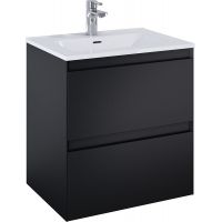 Elita Split szafka 60x45,8x63,5 cm podumywalkowa wisząca black matt RE010600057160