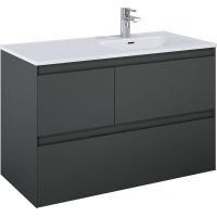 Elita Split szafka 100 cm podumywalkowa prawa wisząca anthracite matt RE011005156010