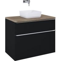 Elita Lofty szafka 90x48,7x69,5 cm podumywalkowa wisząca black matt RE010900027160