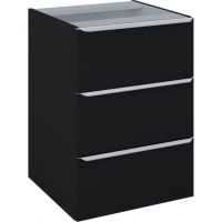 Elita Lofty szafka 50x48,7x69,5 cm boczna wisząca black matt RE080500127160
