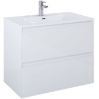 Elita Split szafka 80x45,8x63,5 cm podumywalkowa wisząca biały połysk RE010800058060