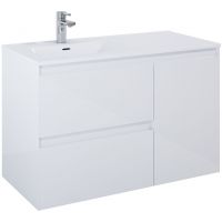 Elita Split szafka 100x45,8x63,5 cm podumywalkowa wisząca lewa biały połysk RE011006058060