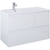 Elita Split szafka 100x45,8x63,5 cm podumywalkowa wisząca lewa biały połysk RE011006158060