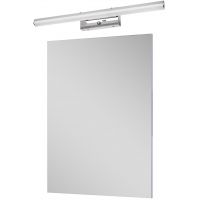 Zestaw Elita Sote lustro 60x80 cm prostokątne z kinkietem Rabalux Turgon 1x13W chrom (RE065800000010, 75016)