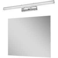Zestaw Elita Sote lustro 100x80 cm prostokątne z kinkietem Rabalux Turgon 1x20W chrom (RE065804000010, 75017)