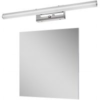 Zestaw Elita Sote lustro 80x80 cm kwadratowe z kinkietem Rabalux Turgon 1x20W chrom (RE065802000010, 75017)