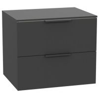 Zestaw Excellent Tuto 2.0 szafka 60 cm podumywalkowa wisząca z blatem szary MLEX.2172.K.60.021G.GRGR