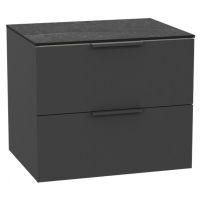 Zestaw Excellent Tuto 2.0 szafka 60 cm podumywalkowa wisząca z blatem szary-grafit MLEX.2172.K.60.02MA.GRGR