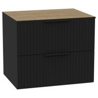 Excellent Tuto 2.0 szafka 60 cm podumywalkowa wisząca z blatem czarny-dąb MLEX.2172.K.60.03BL.BKBK