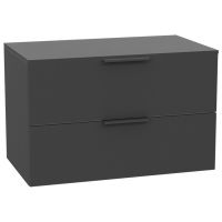 Zestaw Excellent Tuto 2.0 szafka 80 cm podumywalkowa wisząca z blatem szary MLEX.2172.K.80.021G.GRGR