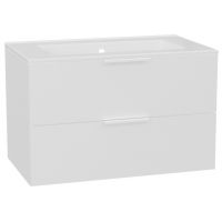 Zestaw Excellent Tuto 2.0 szafka 80 cm podumywalkowa wisząca z umywalką As biały MLEX.2172.K.80.0236.WHWH