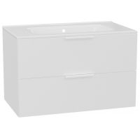 Zestaw Excellent Tuto 2.0 szafka 80 cm podumywalkowa wisząca z umywalką Pik biały MLEX.2172.K.80.0265.WHWH