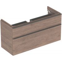 Geberit Smyle Square szafka 118,4x47x61,7 cm podumywalkowa wisząca orzech 500.355.JR.1