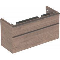 Geberit Smyle Square szafka 118,4 cm podumywalkowa wisząca orzech hickory 500.356.JR.1