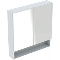 Geberit Selnova Square szafka 80 cm lustrzana wisząca biały połysk 501.268.00.1