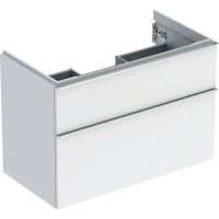 Geberit iCon szafka 88,8 cm podumywalkowa wisząca biały połysk/chrom 502.305.01.2