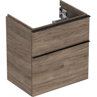 Geberit iCon szafka 59,2 cm podumywalkowa wisząca orzech hickory/lava mat 502.307.JR.1