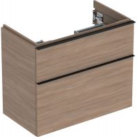 Geberit iCon szafka 74 cm podumywalkowa wisząca dąb/lava mat 502.308.JH.1