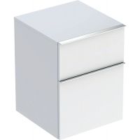 Geberit iCon szafka 45 cm boczna wisząca biały połysk/chrom 502.315.01.2