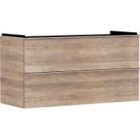 Hansgrohe Xelu Q szafka 118 cm podumywalkowa wisząca naturalny dąb/chrom 54037000