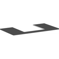 Hansgrohe Xelu Q blat naszafkowy 98x55 cm szary 54095910