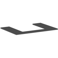 Hansgrohe Xilesa E blat naszafkowy 78x55 cm szary 54269760