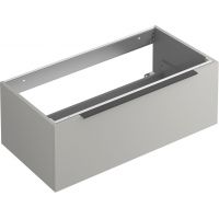 Kludi Icos szafka 100x50x35 cm podumywalkowa wisząca szara 50S100O2