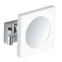 Kronenbach Universal lusterko kosmetyczne 20x20 cm kwadratowe z oświetleniem chrom 29 475 255 0004