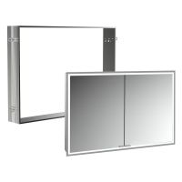 Zestaw Kronenbach Cube 2.0 szafka 100x17x70 cm z lustrem srebro anodowane z ramą montażową KB100206CR-Set