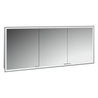 Kronenbach Cube 2.0 szafka 160x17x70 cm z lustrem wpuszczana srebro anodowane KB100214CR