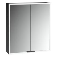 Kronenbach Cube 2.0 szafka 60x17x70 cm z lustrem czarny mat KB100216MB