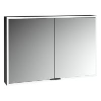 Kronenbach Cube 2.0 szafka 100x17x70 cm z lustrem czarny mat KB100218MB