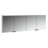 Kronenbach Cube 2.0 szafka 200x17x70 cm z lustrem czarny mat KB100223MB