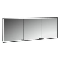 Kronenbach Cube 2.0 szafka 180x17x70 cm z lustrem wpuszczana czarny mat KB100239MB