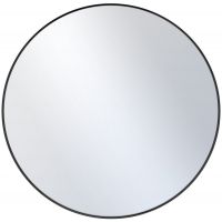 Ars Longa Loft lustro 70 cm okrągłe czarne LOFT70-C
