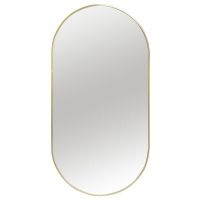 Ars Longa Scandi lustro 50x100 cm owalne jasny złoty SCANDI50100-ZS