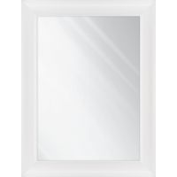 Ars Longa Malmo lustro 83x63 cm prostokątne białe MALMO5070-B