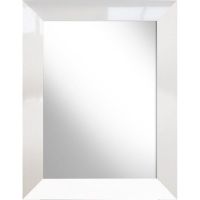 Ars Longa Milano lustro 84x64 cm prostokątne biały połysk MILANO5070-B