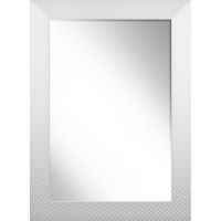 Ars Longa Piko lustro 63x83 cm prostokątne biały PIKO5070-B
