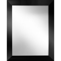 Ars Longa Simple lustro 83x63 cm prostokątne czarne SIMPLE5070-C