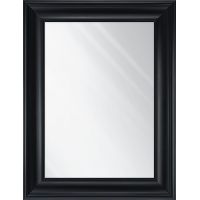 Ars Longa Verona lustro 88x68 cm prostokątne czarne VERONA5070-C