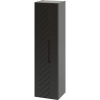 Megstyl Aspen szafka 34,5x31,8x130 cm boczna wisząca czarna 2423