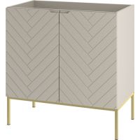 Megstyl Aspen szafka 80x45,8x82 cm podumywalkowa stojąca kaszmir 2494