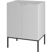 Megstyl Aspen szafka 60x45,8x82 cm podumywalkowa stojąca biała 2500