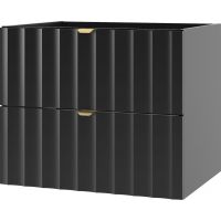 Megstyl Arcos szafka 60x45,8x50 cm podumywalkowa wisząca czarna 2514