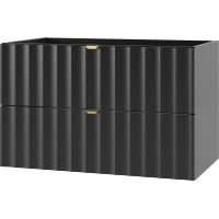 Megstyl Arcos szafka 80x45,8x50 cm podumywalkowa wisząca czarna 2584