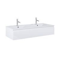 Oltens Vernal umywalka z szafką 120 cm biały połysk 68010000