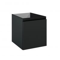 Oltens Vernal szafka 40x45,6x47 cm podumywalkowa wisząca czarna 60017300