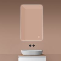 Oltens Nordlis lustro 60x100 cm prostokątne z oświetleniem od tyłu z matą grzewczą 64120000