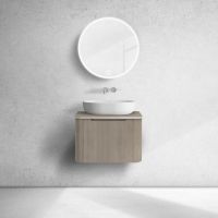 Oltens Hamnes szafka 60 cm podumywalkowa wisząca z blatem dąb 68665060